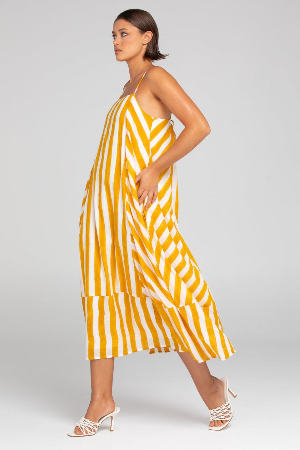 Sami Dress Tropical Stripe