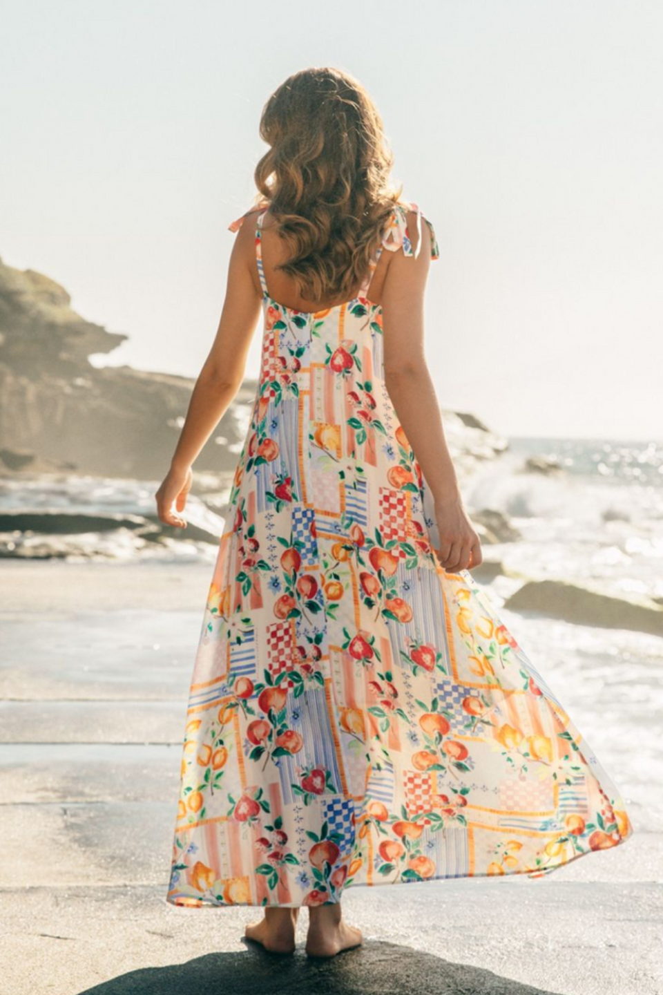 Sunburst Midi Dress