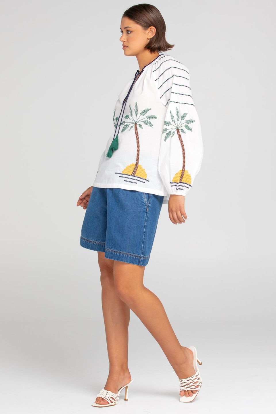 Palm Shirt White