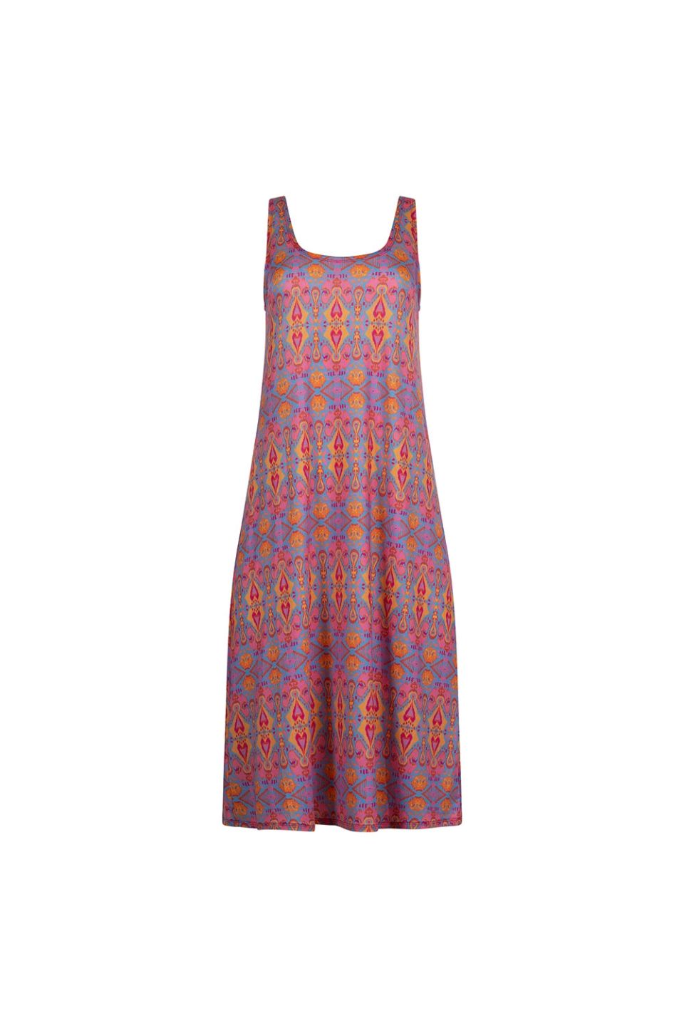Rosita Kaftan Dress Rouge Multi