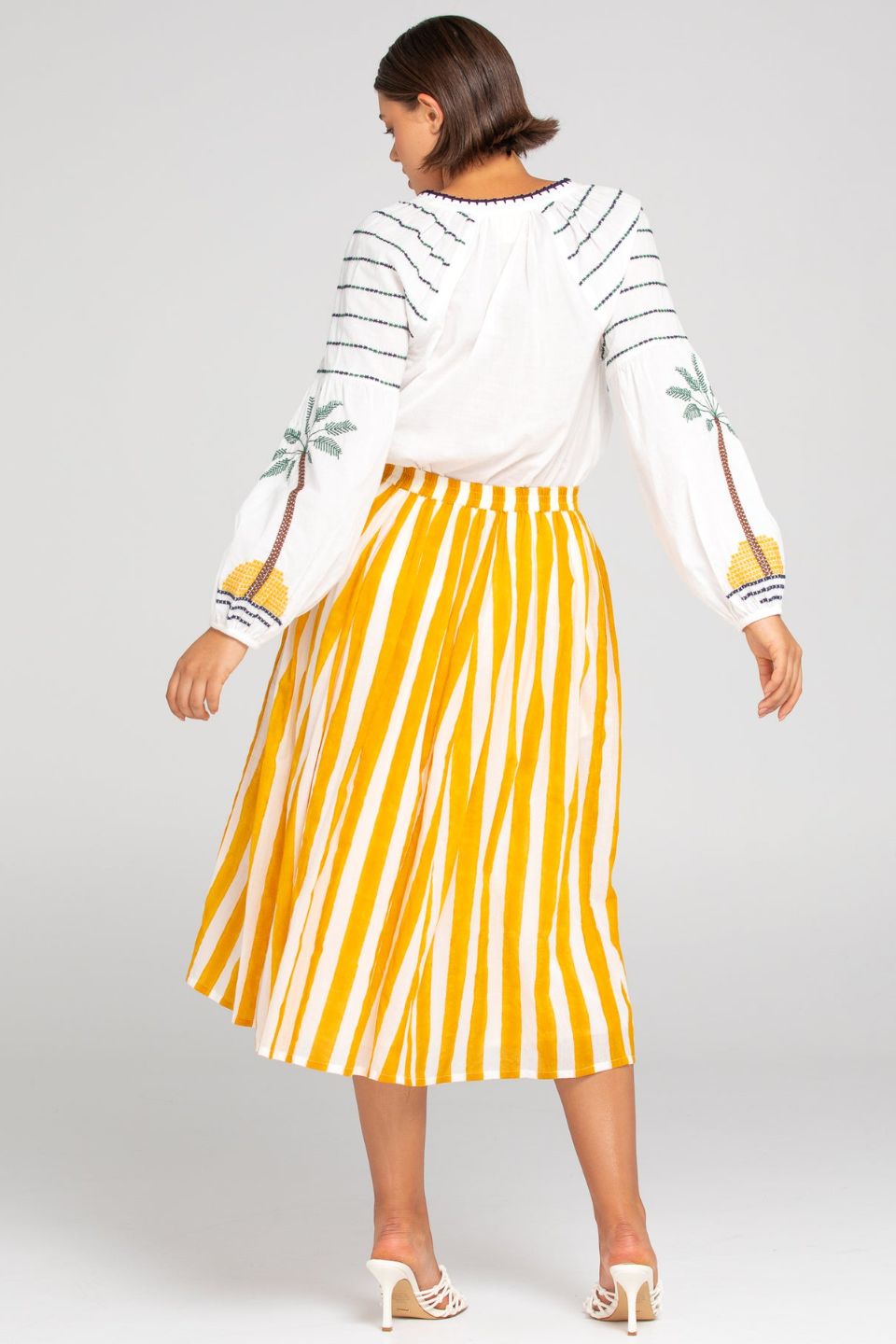 Sami Skirt Tropical Stripe