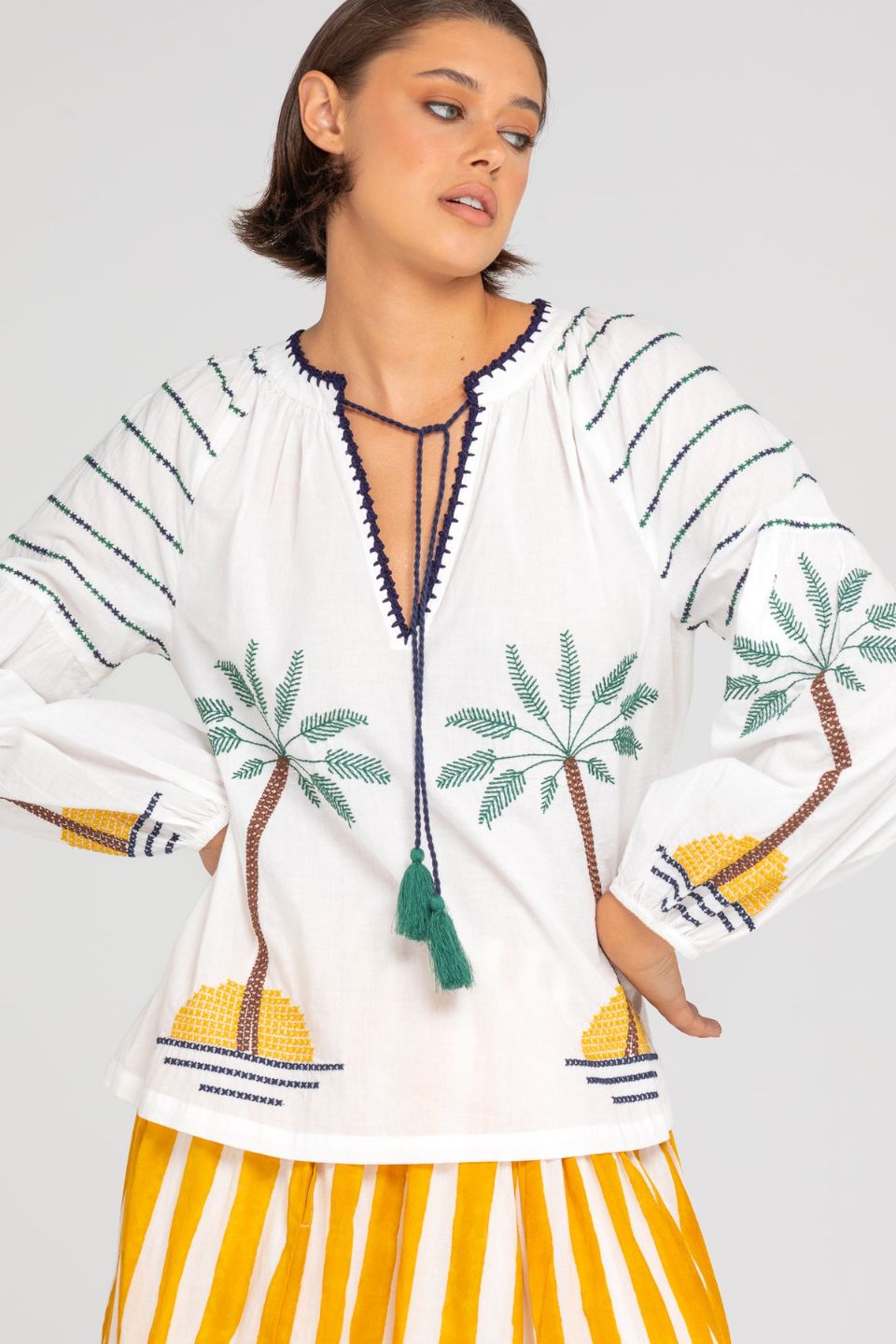 Palm Shirt White