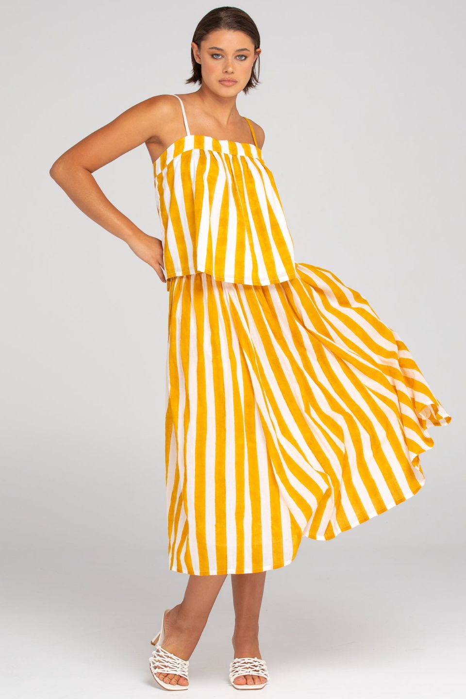 Sami Skirt Tropical Stripe