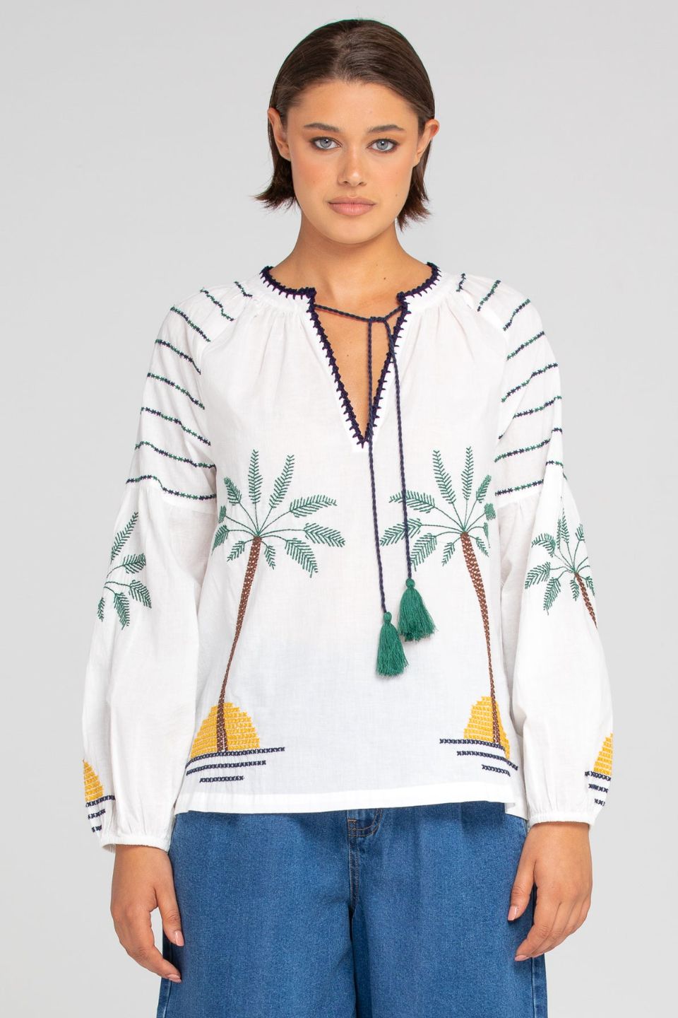 Palm Shirt White