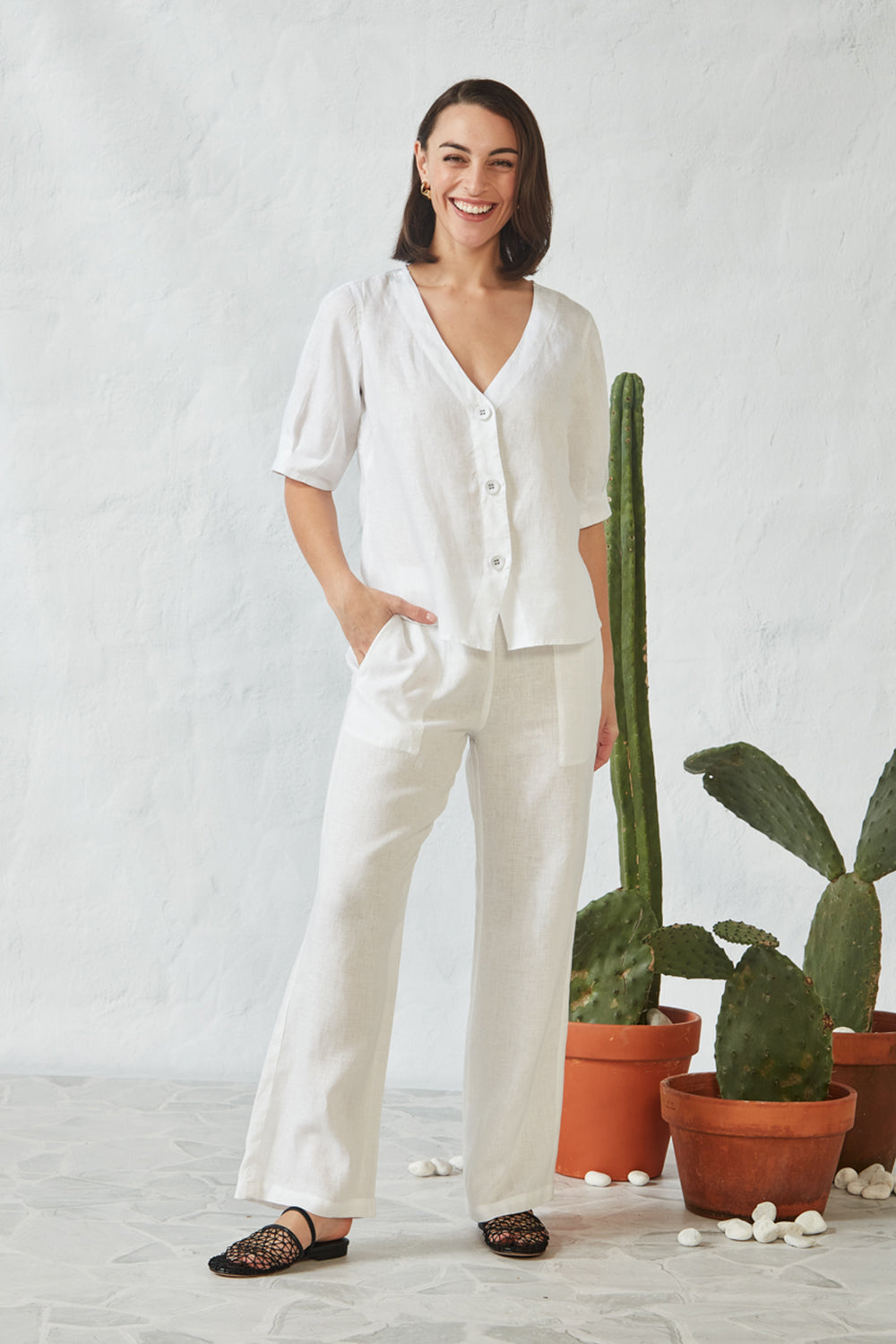 Lindy Top White