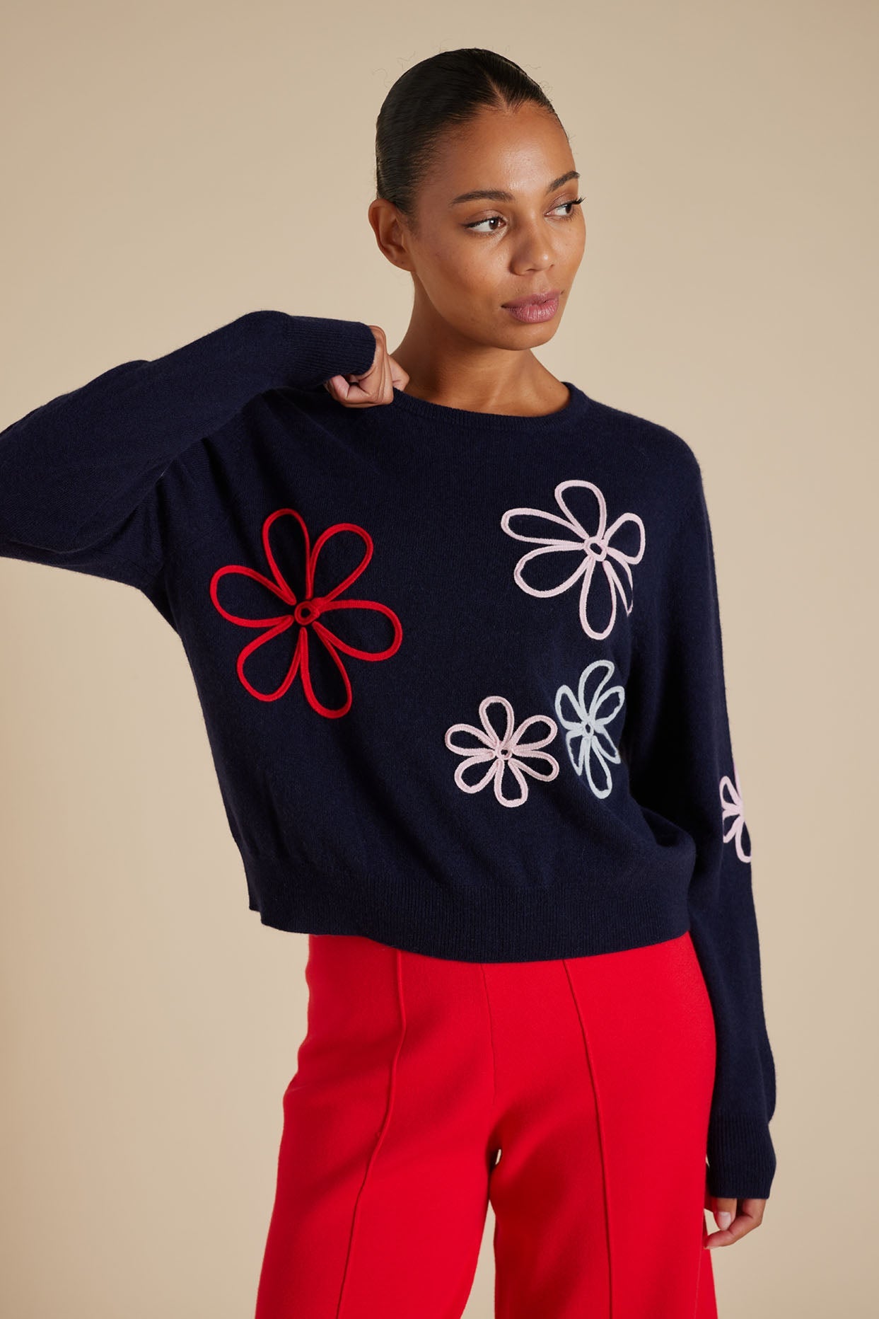 Arden Sweater Officer Navy