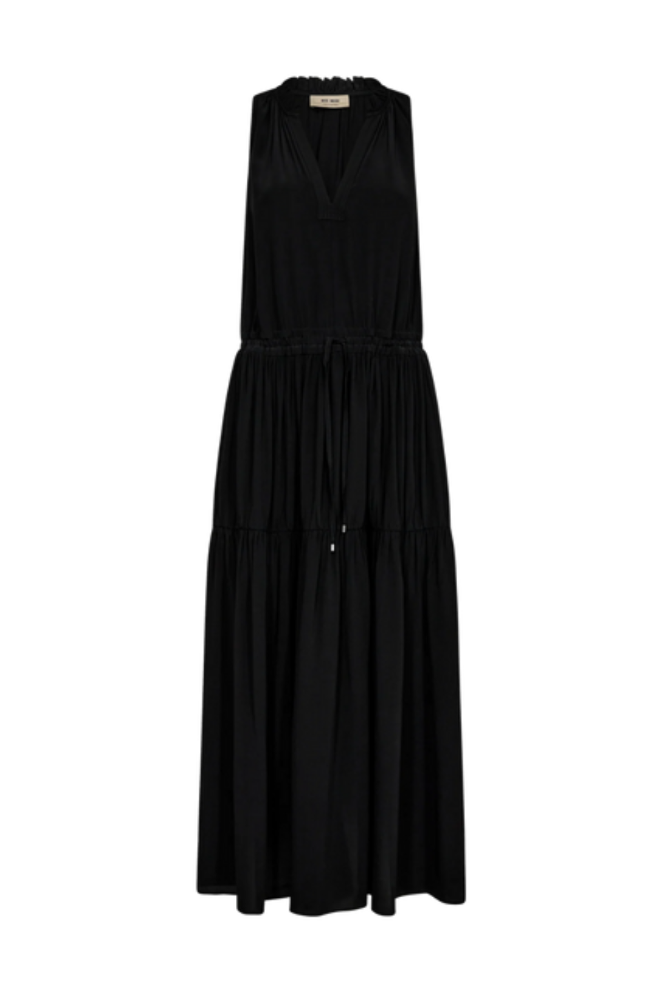 Sabri Short Sleeve Solida Dress Black