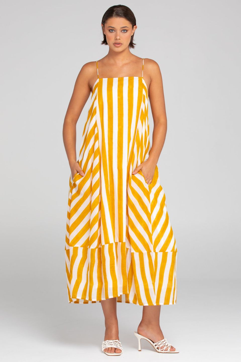 Sami Dress Tropical Stripe
