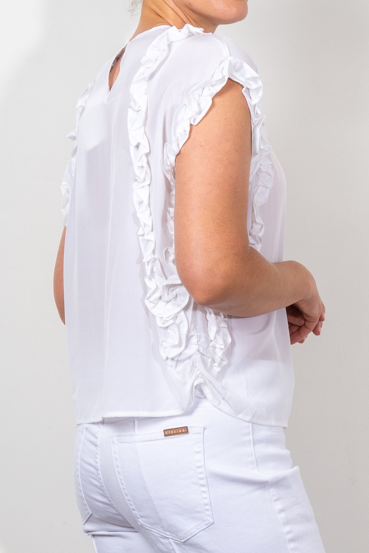 Dainty Mousse Top White