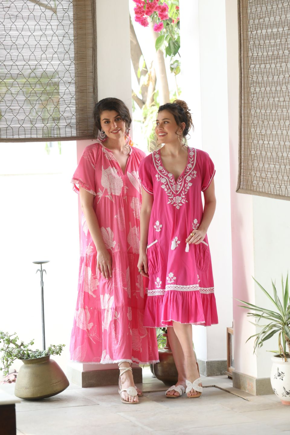 Amisha Short Sleeve Petal Print