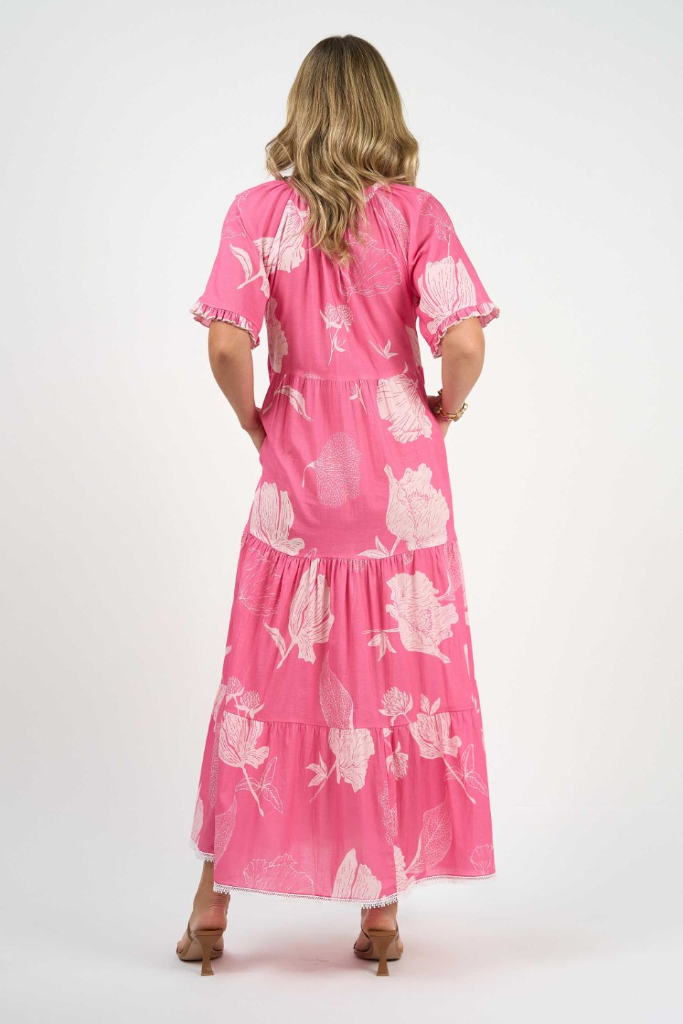 Amisha Short Sleeve Petal Print