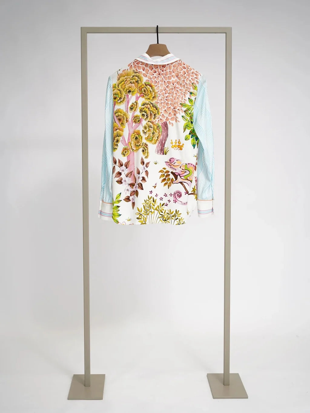 6069 Silk Blouse Pastell Multi