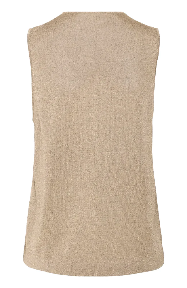 Thani Tank Dull Gold