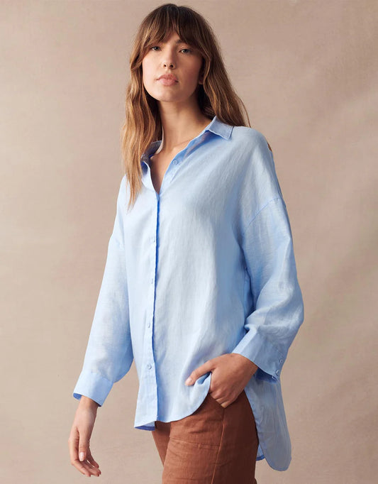 Boyfriend Shirt Blue