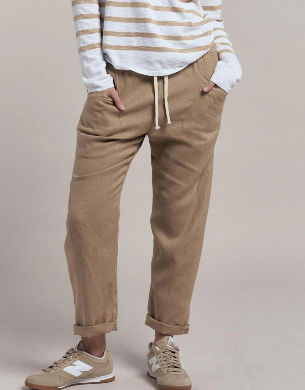 LL Luxe Pants Camel