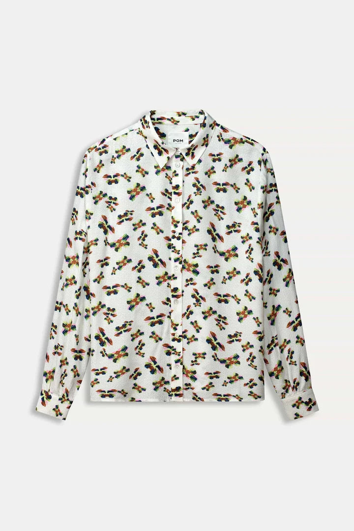 Milly Butterfly Blouse Ecru