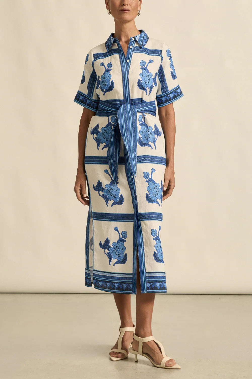 Roam Dress Azure Collage
