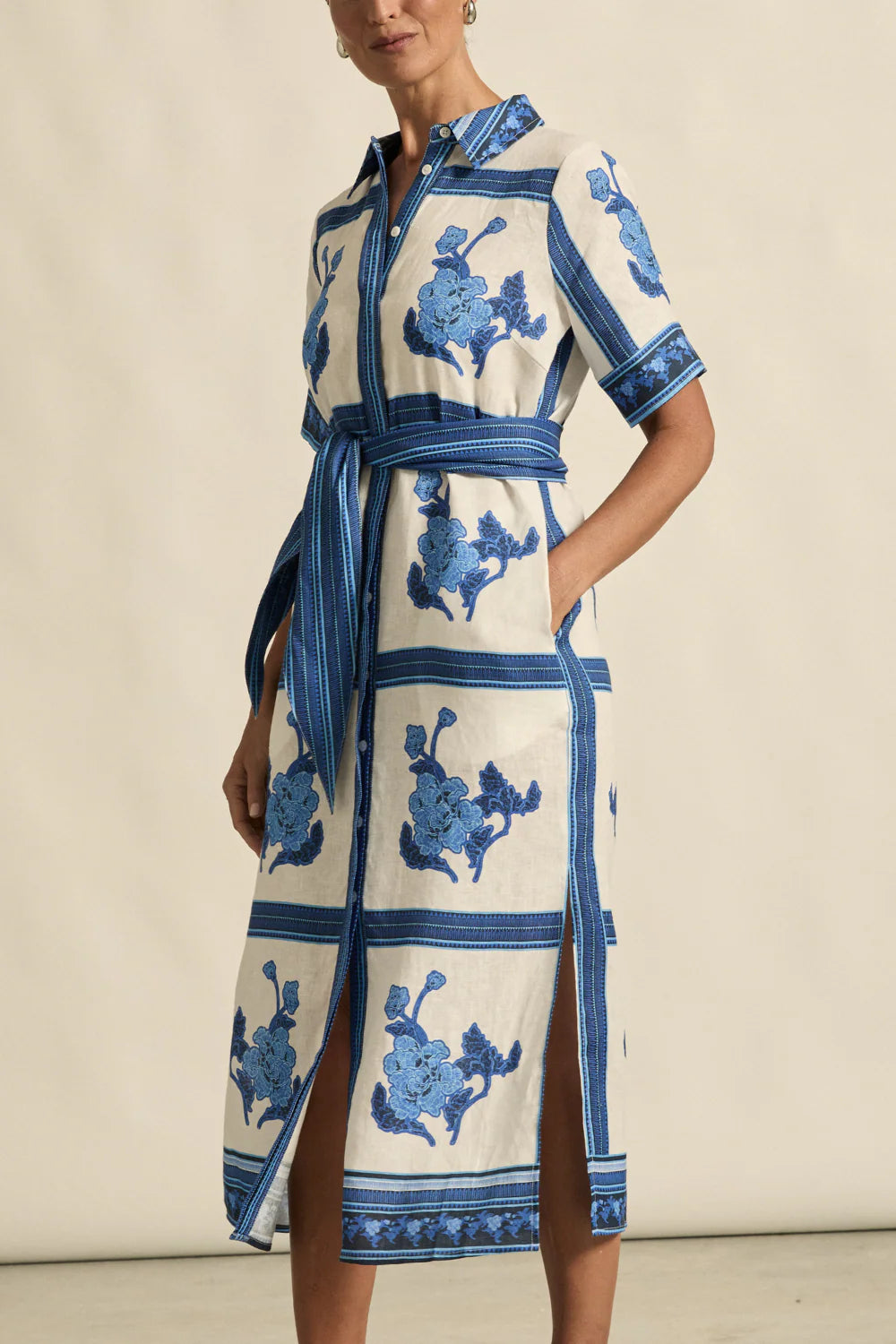 Roam Dress Azure Collage