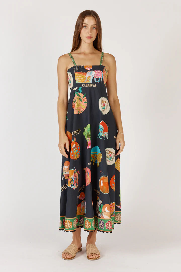 Down Under Sundress Black