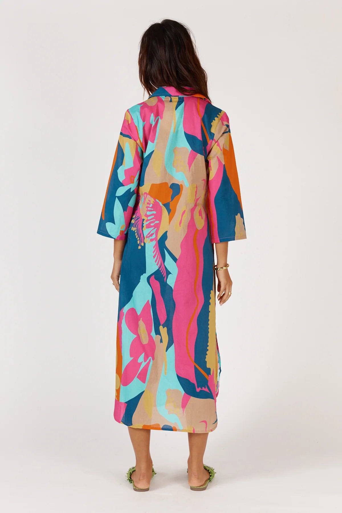 Lotus Bloom Midi Print