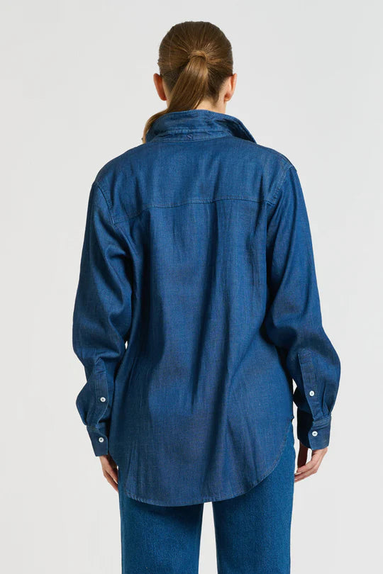 The Penny Shirt Pintuck Denim