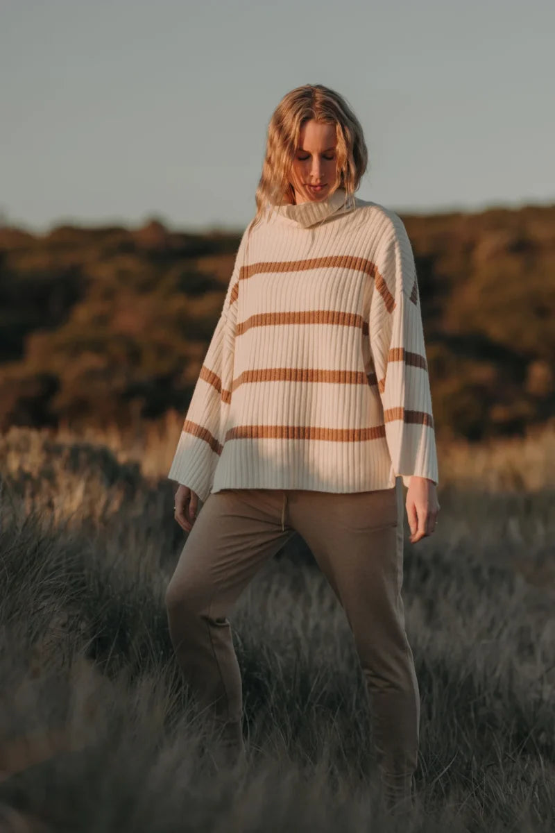 Divine Rib Pullover Vanilla