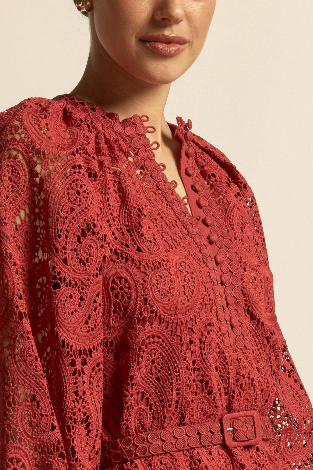 Wisp Dress Raspberry