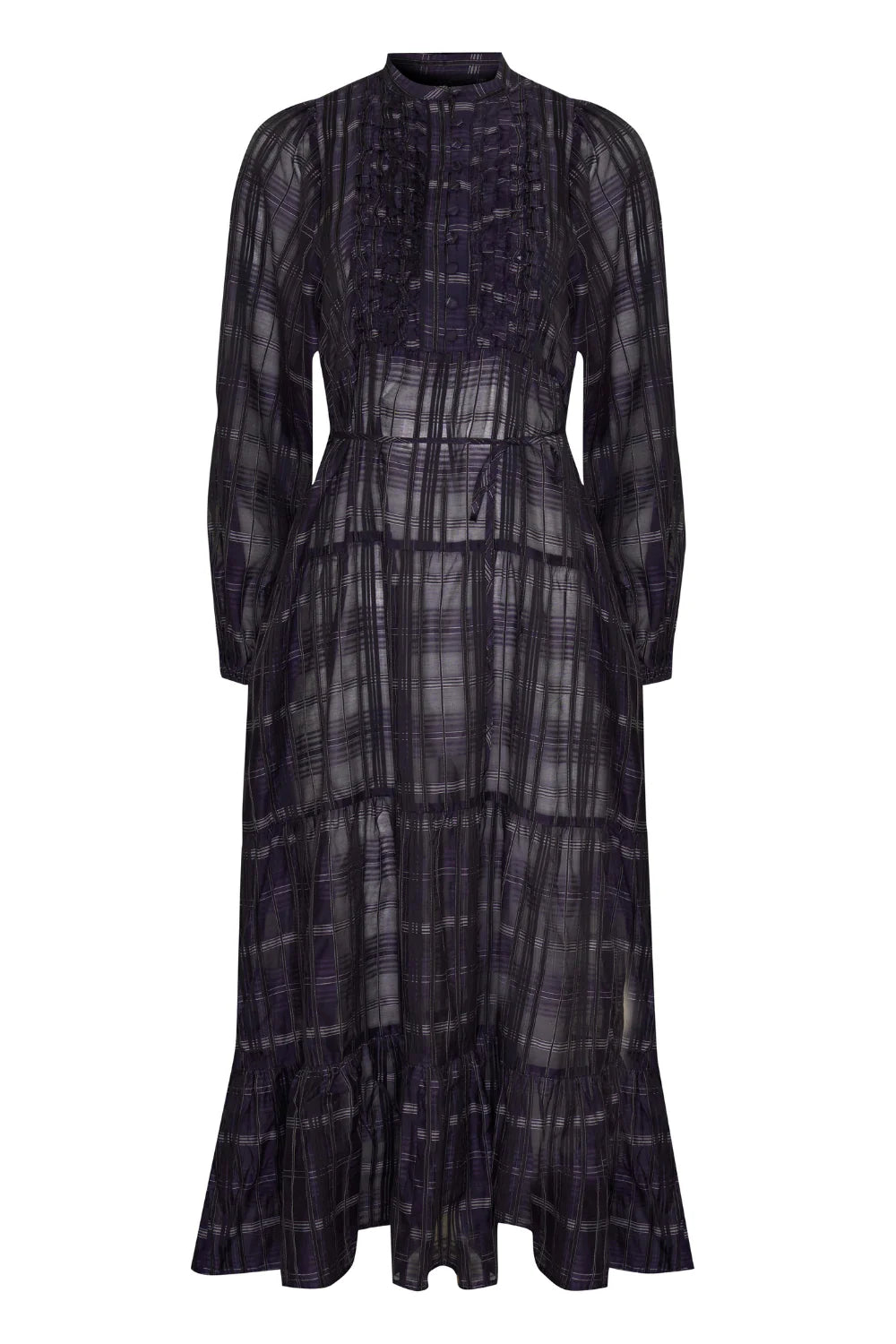 Zeal Dress Ink Black Check
