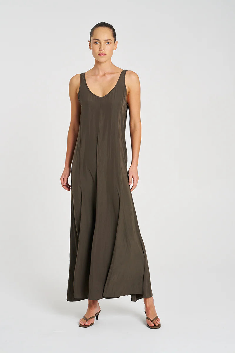 Halo Dress Mache Leather