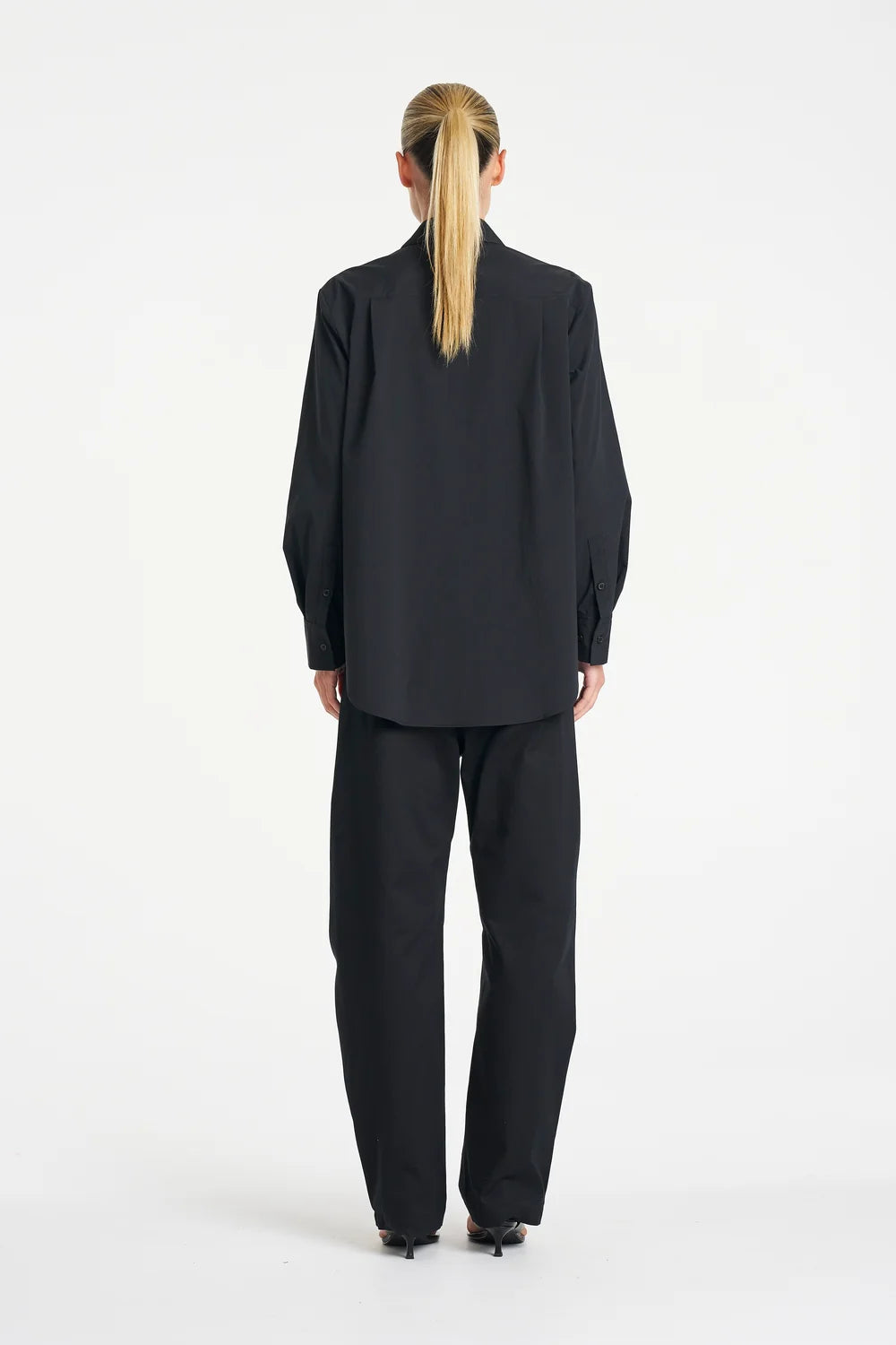 Barrel Leg Pant Gravitene Black