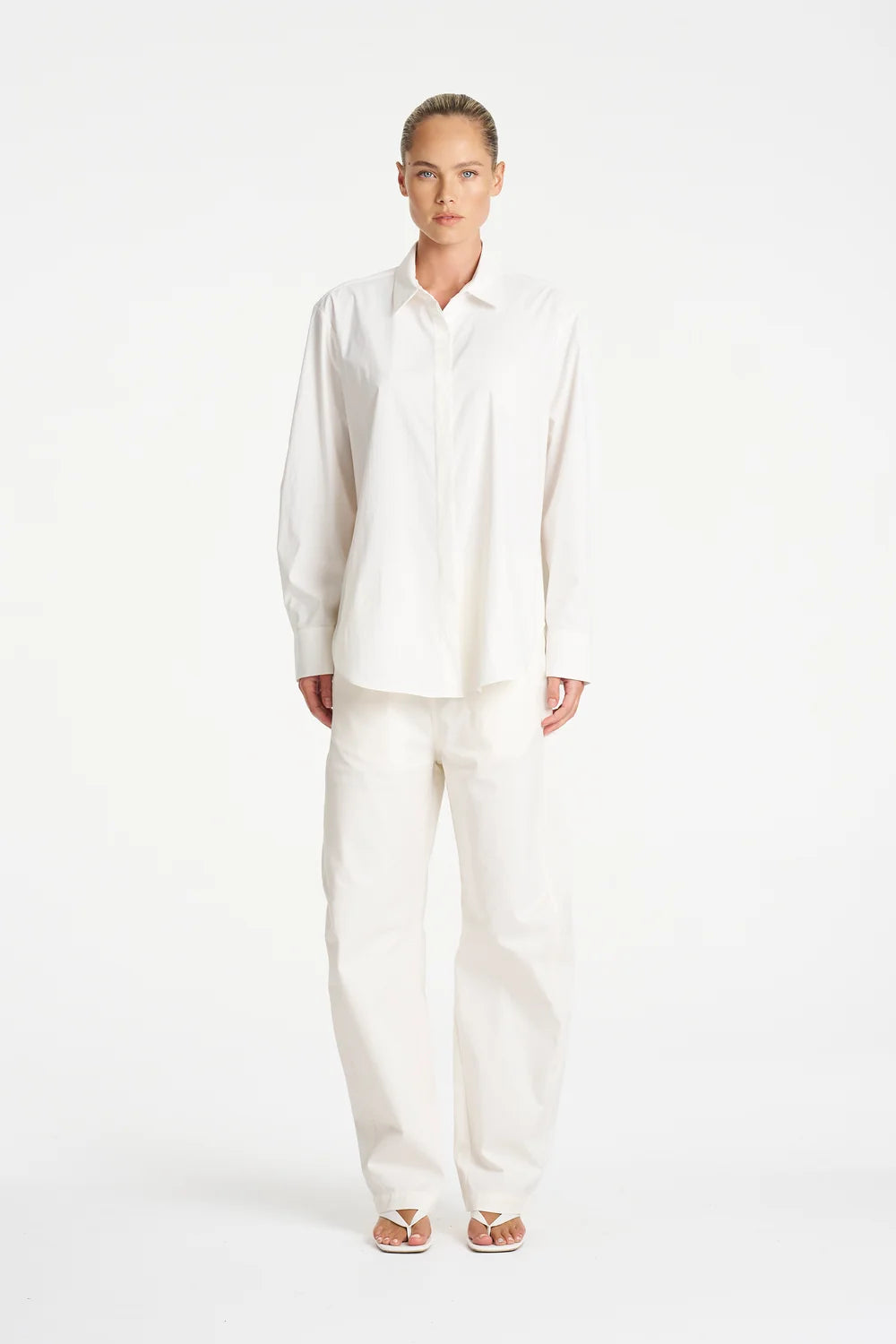 Barrel Leg Pant Gravitene Ivory
