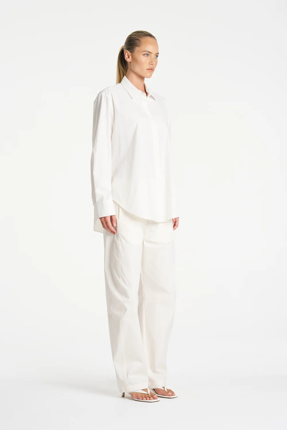 Barrel Leg Pant Gravitene Ivory