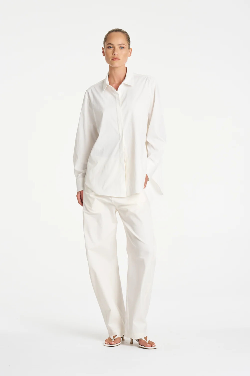 Barrel Leg Pant Gravitene Ivory