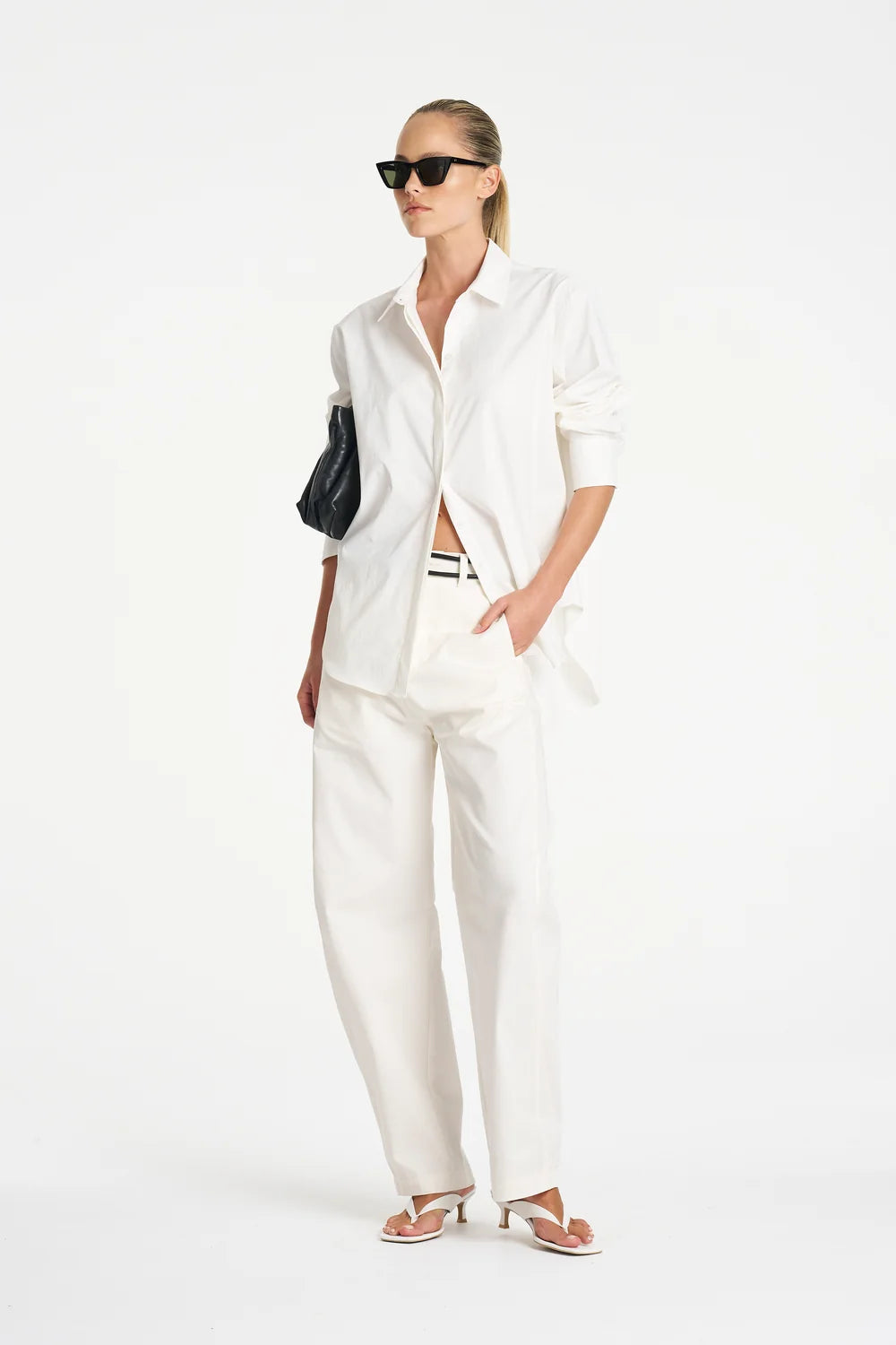 Barrel Leg Pant Gravitene Ivory