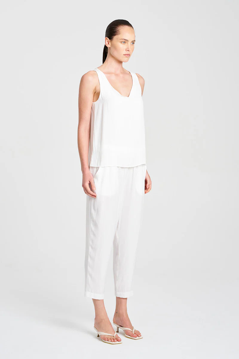Audrey Tank White