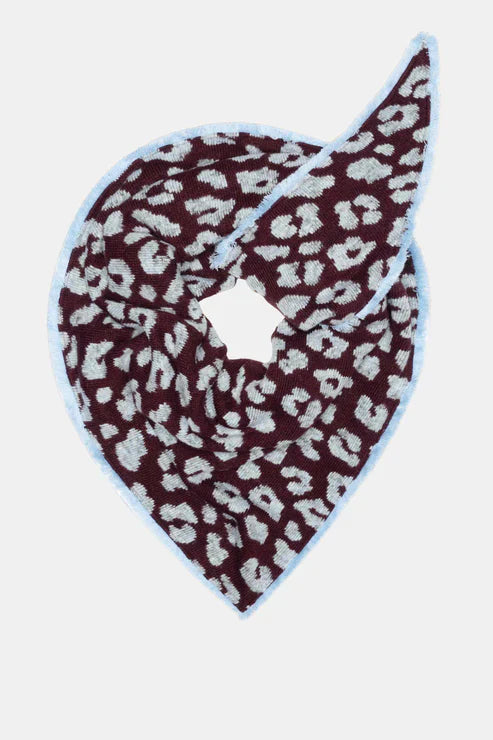 Leopard Plum Shawl