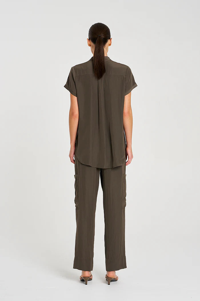 Soft Stand Shirt Fossil