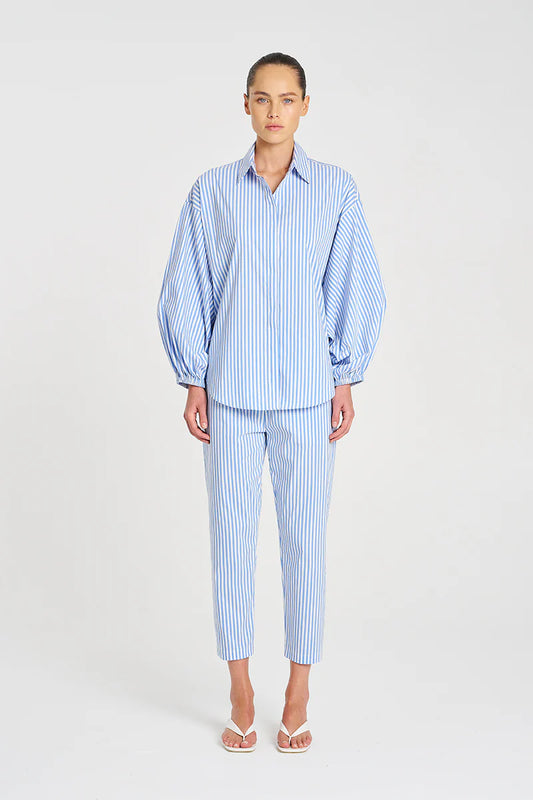 Nomad Pant Stripe Microprene Miami White