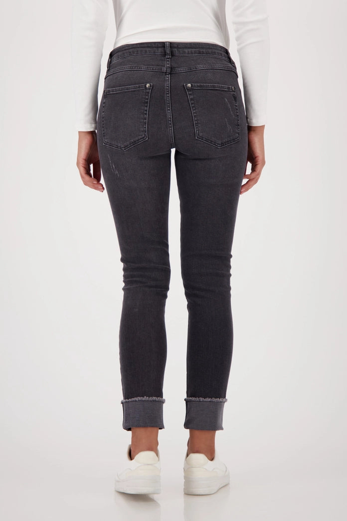 Jeans Pants With Studs Anthra