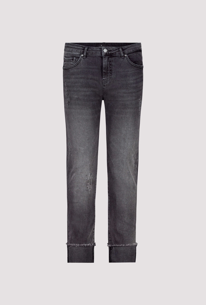 Jeans Pants With Studs Anthra