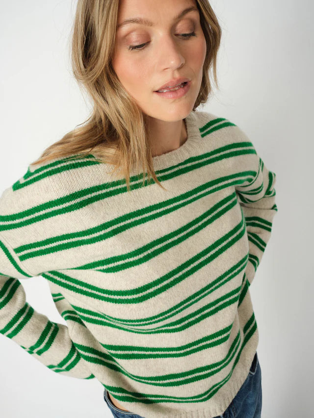 Khai Two Stripe Knit Amazon