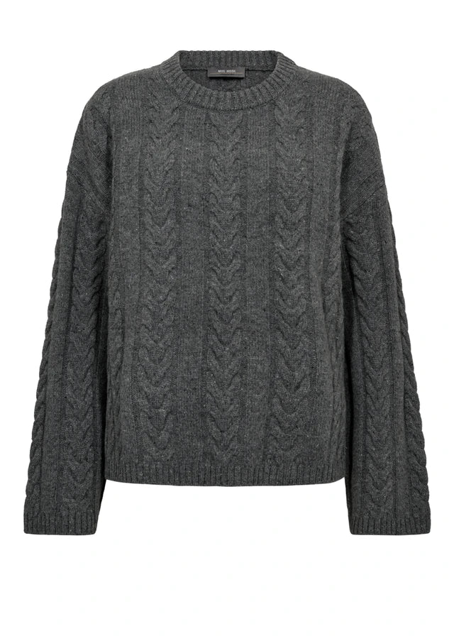 Bryndis Crewneck Knit Mocking Bird