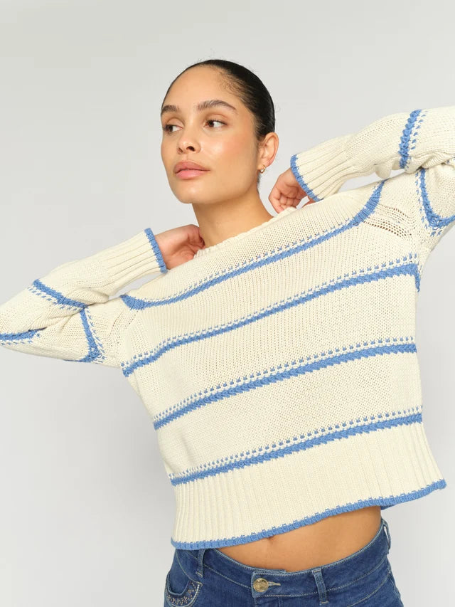 Rola Bine Stripe Crewneck Knit Rine