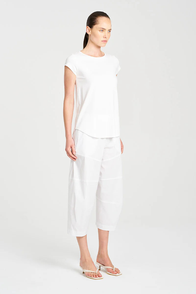 Cafe T Matte Jersey White