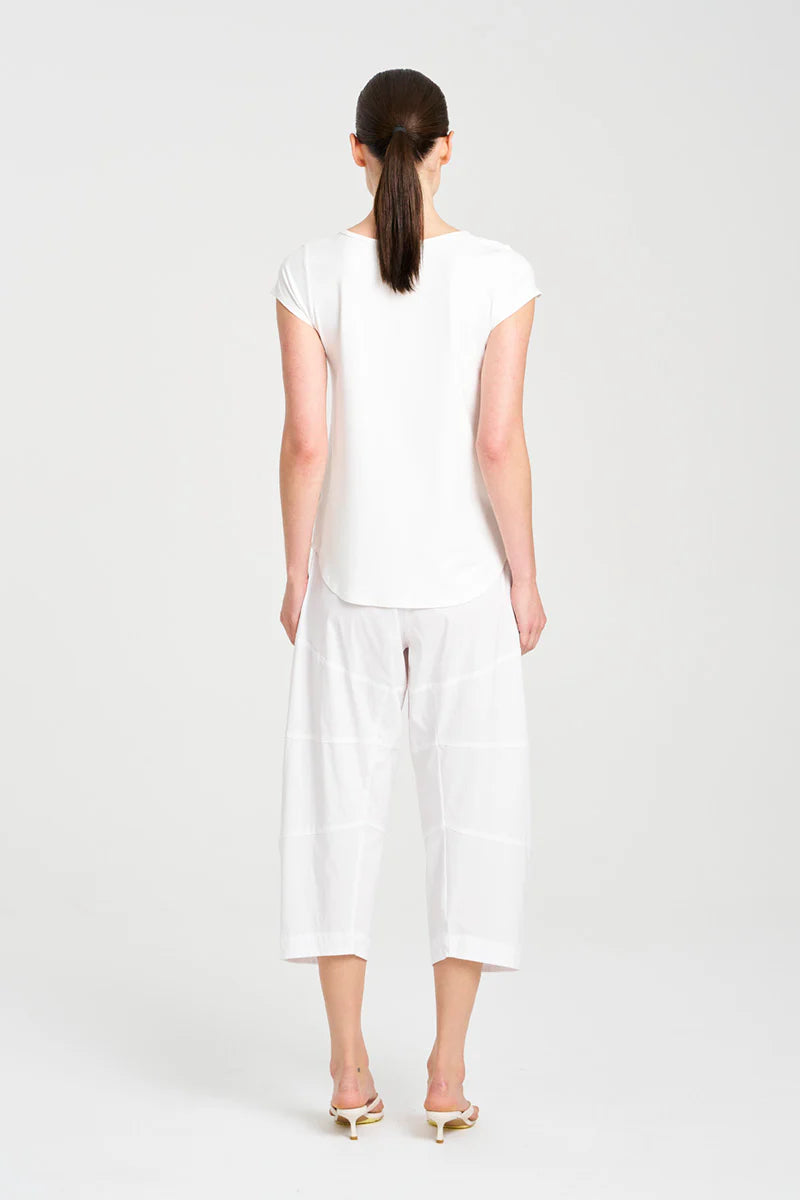 Cafe T Matte Jersey White