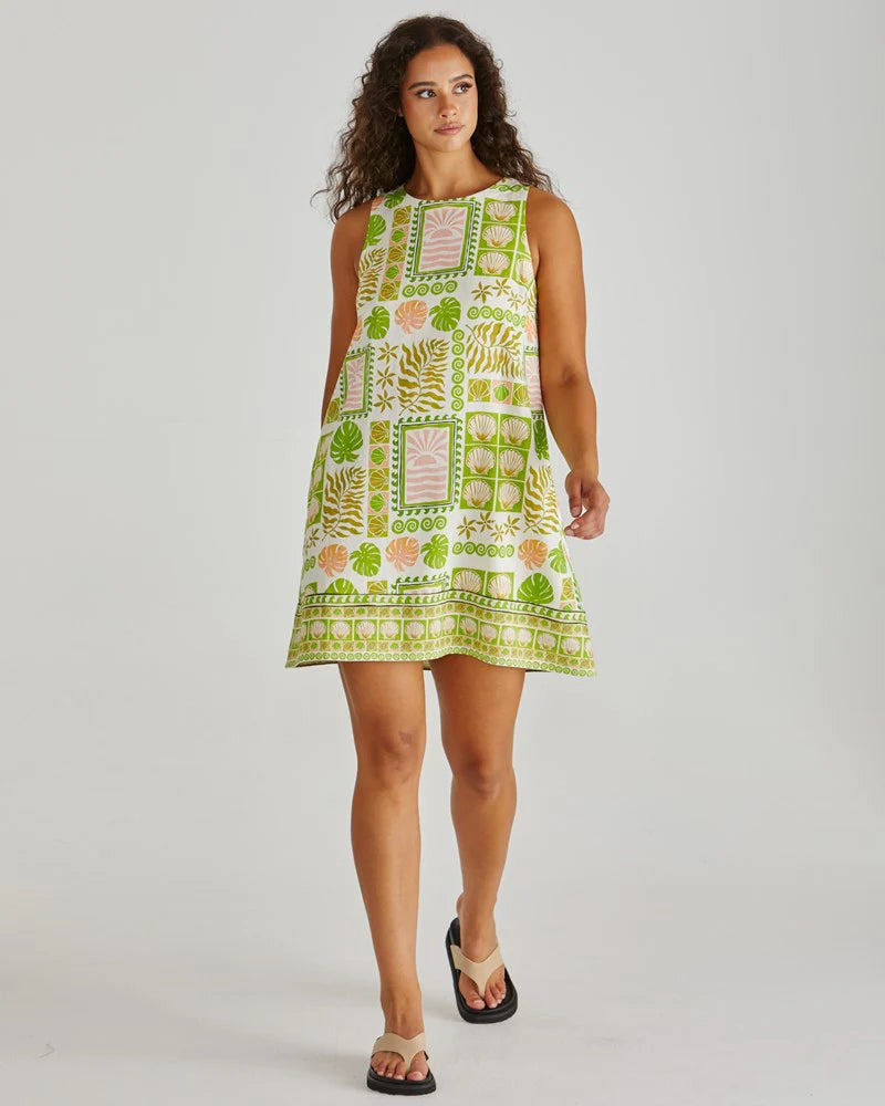 Emmett Tie Back Shift Dress