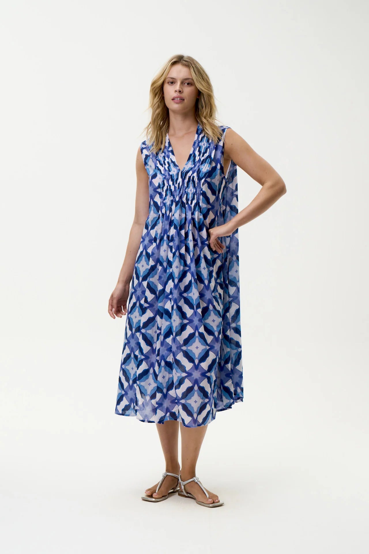 Tommy Floreat Blue Ikat