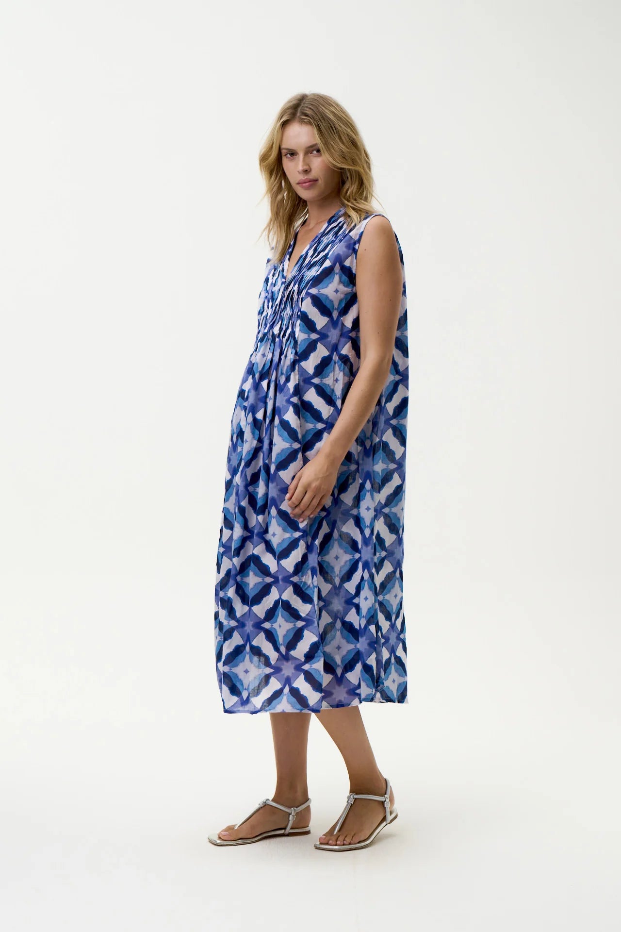 Tommy Floreat Blue Ikat