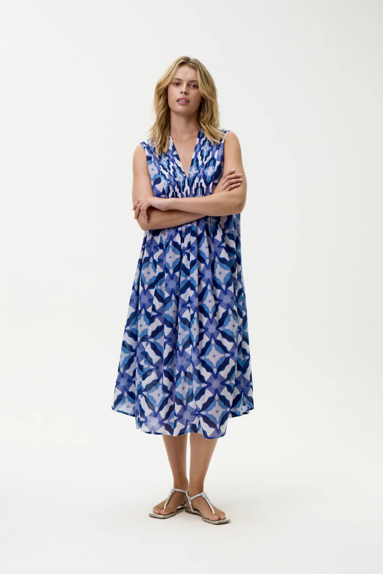 Tommy Floreat Blue Ikat