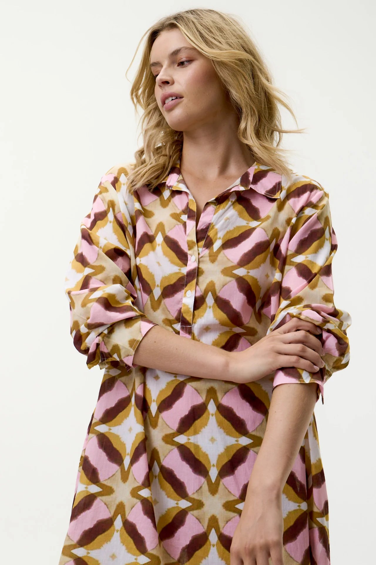 Tobago Middy Gilli Pink Ikat